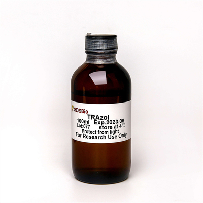 Reagente total refinado R1021 R1022 20ml 100ml de TRAzol do RNA